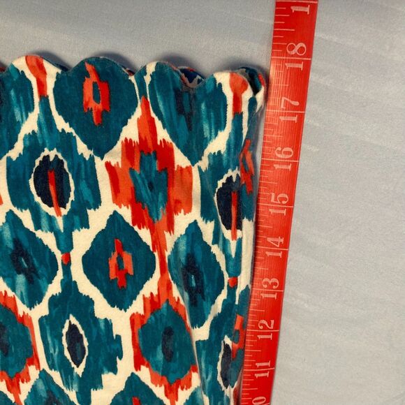 Jones Of NY Scallop Hem Skirt Skort Women Geometric Pull On Stretch XL - Picture 8 of 9